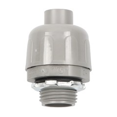 30 Pcs 1/2 Inch Liquid Tight Connector PVC Electrical Conduit Fittings Straight