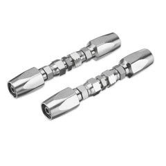 2x Hydraulic Hose Repair Kits – 1/4 ID 2-Wire Hose Reusable Field Repair Fitting