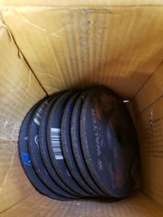 Lot of 7 Walter 08H600 6″ x 1/4″ x 7/8″ Allsteel High Performance Grinding Wheel