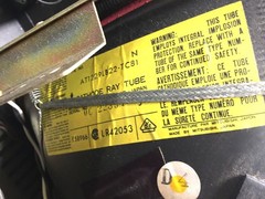 Allen-Bradley Vision Color Monitor 2801-N8 (No Top Plate) (AT1229LB22-TC81) USED