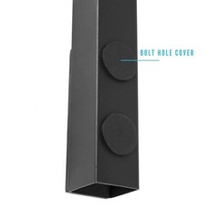 Cable Railing Post Fascia Mount-Stainless Steel Square Weldless 36″x2″x2″ Pre…