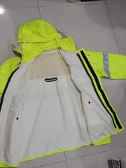 RARE Vintage Con Edison NYC New York Lineman Raincoat Safety Jacket USA MADE
