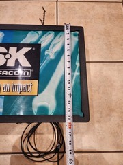 SK Facom Tools Hanging Lighted Sign Illuminated Light Box w/ Chain Vintage VTG