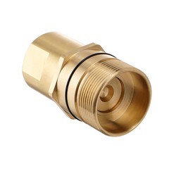 1″ NPT Wet-Line Wing Nut Hydraulic Quick Disconnect Coupler / Coupling Set