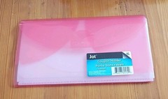 (NWT) JOT Pink 6 Pocket COUPON HOLDER Organizer Expanding File Receipts Recipes