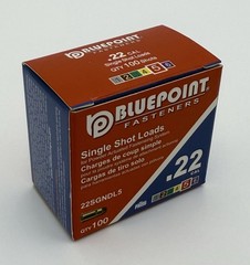 Bluepoint 22SGNDL5 Red .22 Caliber Neck Down Single Shot Powder Loads