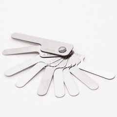 Dental Interproximal Reduction (IPR) Gauge Reciprocatin Measuring Ruler 0.6mm