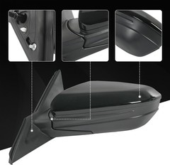 Door Mirror Left Driver Side Replacement for Honda Civic 2016-2021, Replace HO13