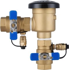 1″ 720A Pressure Vacuum Breaker Assembly, Brass Backflow Preventer Valve, 400PSI