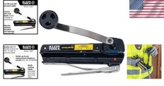 Professional BX Armored Cable Cutter with Blade Storage – Hand Powered Black