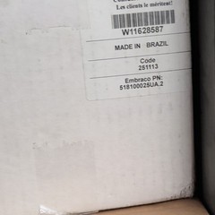 Embraco Hermetic Compressor R-134a 115V Black W11628587 518100025UA.2
