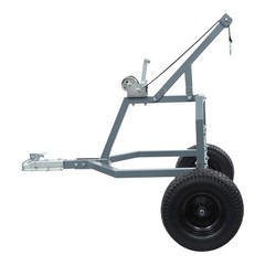 ATV Log Skidding Arch, 1600lbs Heavy-Duty Log Holder for Farm/Wood Transport