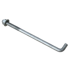 Sandbaggy 5/8″ x 12″ Threaded Concrete Anchor L-Bolts – Hot Dipped Galvanized