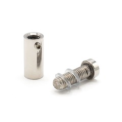 Sign Standoff 1/2″ Diameter x 1″ Barrel Length Polished Stainless Finish Eco