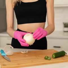 Pink Nitrile Gloves XS – Disposable, Latex-Free, Durable for Hair Dye, Salon, Cl