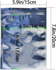 50Pcs 5.9X7.8In/15X20Cm anti Static Bags, Premium Resealable Antistatic Bags for