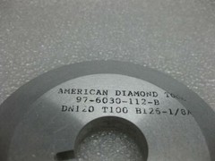 Diamond 4″ x 3/8″ x 25 mm 12A2 Dish Grinding Wheel 120 Grit, T-100 Con. New T304