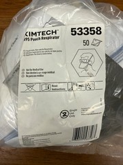 Kimberly-Clark Professional N95 Pouch Respirator (53358) NIOSH-Approved 50/bag