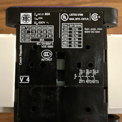 Telemecanique V4 80A 3 Pole Isolated Load Break Switch