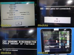 SpaceLabs SL2800 Monitor System W/ Modules, Printer, GCX Cart & NEW Leads ~39444