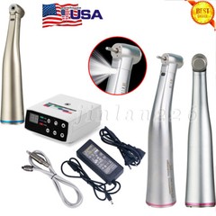 NSK NL400 Type Dental Electric Motor/1:1 1:5 Handpiece Fiber Optic Contra Angle