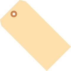 3 3/4″ x 1 7/8″ 10 Pt. Manila Shipping Tags 1000/Case