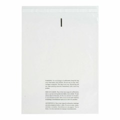Suffocation Warning Clear Poly Bags