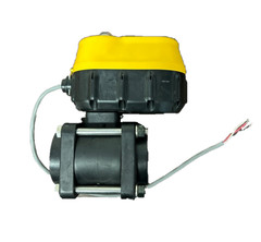 2″ Banjo Poly 12VDC Standard Port Actuated Ball Valve 4 Bolt Design EVX201