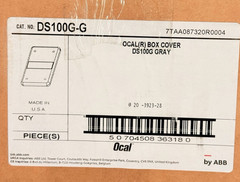 Ocal DS100G-G, Box Cover Coated FS/FD Aluminum DS100G Gray