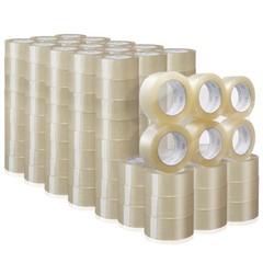 144 Rolls Carton Sealing Clear Packing Tape Box Shipping – 2 mil 2″ x 110 Yards