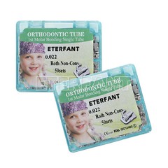 ETERFANT Dental Orthodontic Buccal Tubes 1st/2nd Molar Roth/MBT 018/022 Bondable