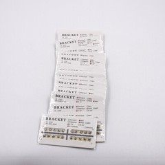 25Size Dental Orthodontic Bracket Braces Mini Standard Roth/Edgewise/MBT 022/018