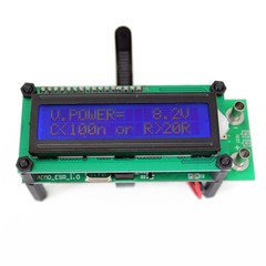 AideTek ESR01 ESR LCR Meter ohm Capacitance 0.01-20Ω 0-60uH Inductance 72K 3Khz