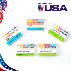 AZDENT Dental Endodontic Gutta Percha Points/Absorbent Paper Points USA