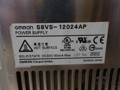OMRON S8VS-12024AP POWER SUPPLY, #22104G USED