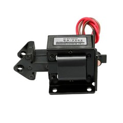 AC220V 14.7N 15mm Pull Push Type Open Frame Linear Motion Solenoid Electromagnet