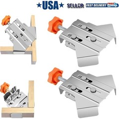 2PCS 90° Right Angle Clamp T-shaped Clamp Corner Multi Woodworking Clamping Tool