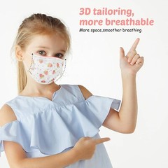 50/100Pcs Face Masks For Kids Disposable girls boys Children’s face Mask 3 Ply