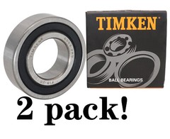 2PACK TIMKEN 6003-2RS 17X35X10MM Double Rubber Sealed Bearings Same Day Shipping