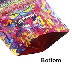 Graffiti Style Mylar Bags Odor Barrier 4×5” Zipper Packaging for Small Goods
