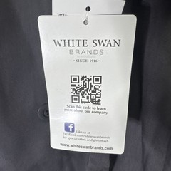 Chef Coat NWT Size 4XL Granite 5-Star Chef Apparel by White Swan Short Sleeve