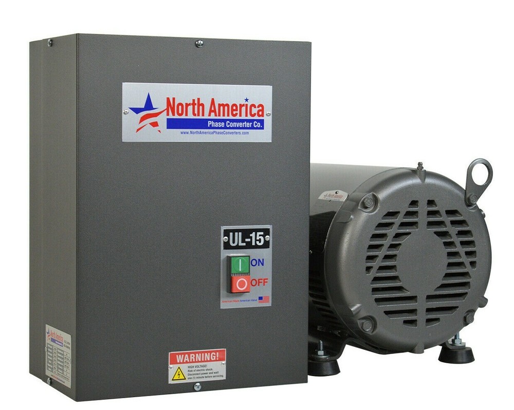 UL-15 Pro-Line 15HP UL Listed Rotary Phase Converter – NEW – Free Shipping