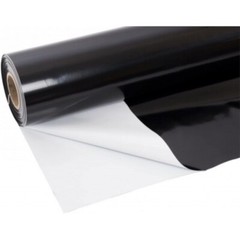 Dura Smooth – 20mil – Heavy Duty Black/White Polyethylene Plastic Sheeting