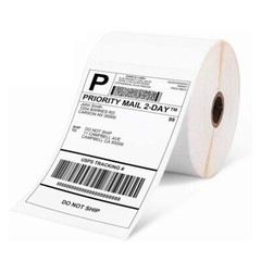 4×6 Thermal Shipping Labels Paper 500/1000X for Zebra & Rollo & Phomemo Printers