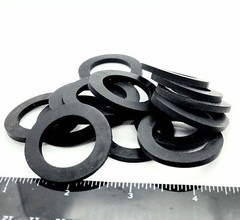1″ ID Rubber Flat Washers 1 1/2″ OD 1/8″ Thick Spacer Gasket Damper High Quality