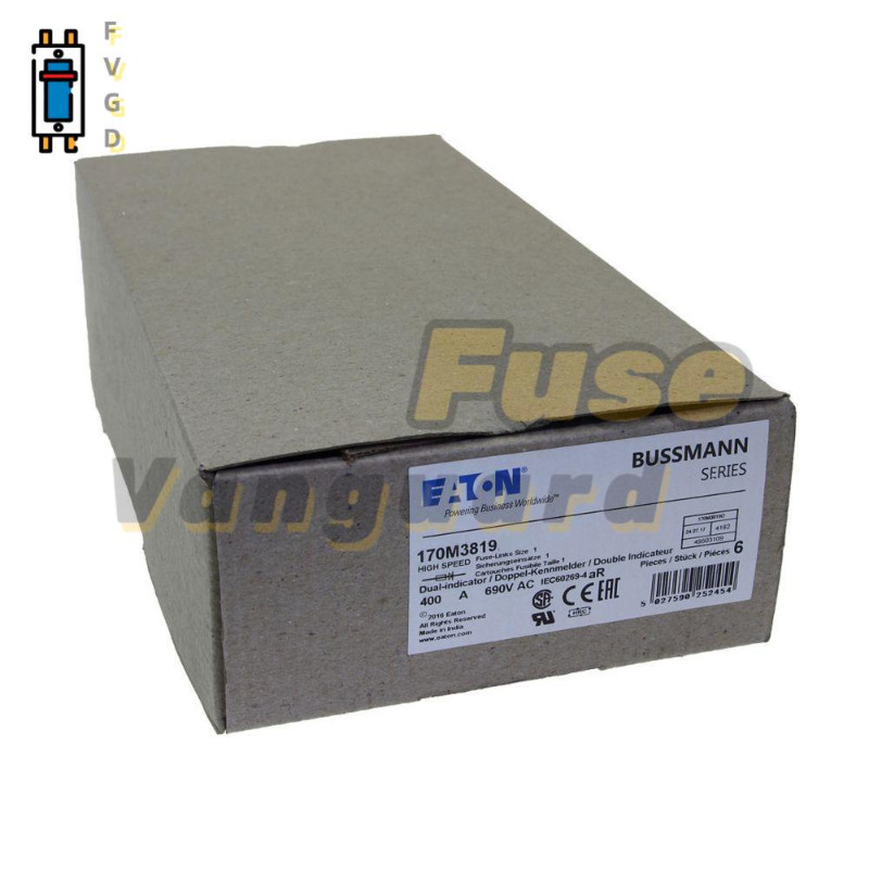 1PC Eaton BUSSMANN 170M3819 400A 690V Fuse