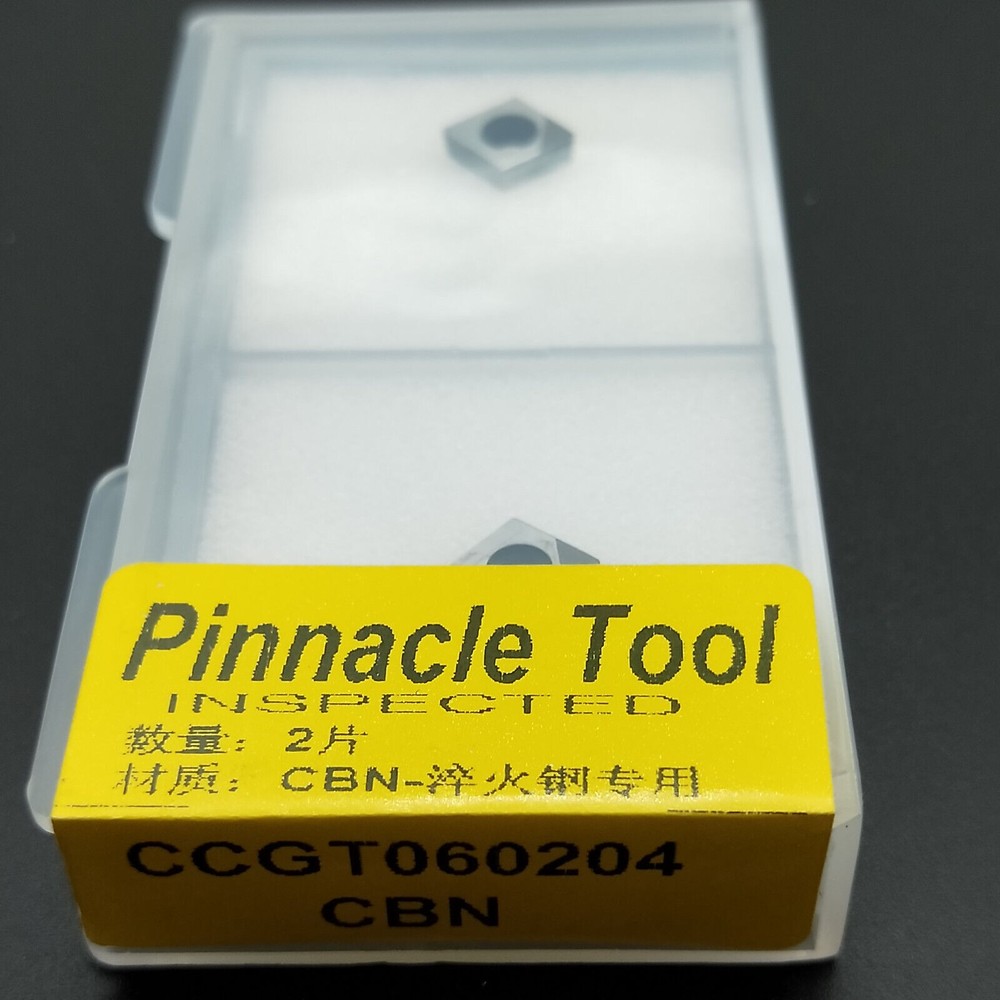 2pcs CCGT060204 CBN Carbide INSERTS for steel processing diamond carbide bits