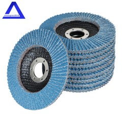 100Pack 4-1/2″×7/8” 40 Grit T29 Premium Zirconia Flap Disc Sanding Grinding