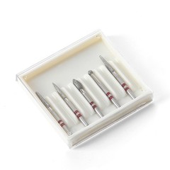 Dental Diamond Zirconia Cutting Burs Kit FG 1.6mm For High Speed Handpiece