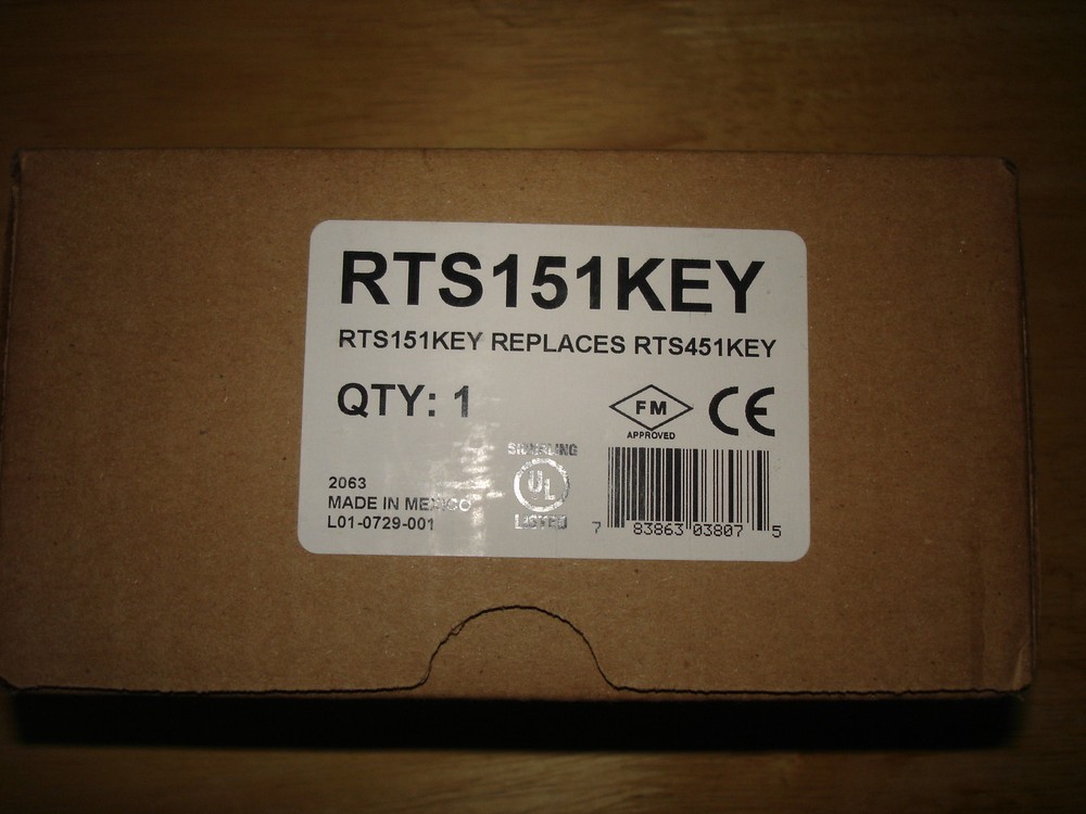 SYSTEM SENSOR RTS151KEY “NEW”